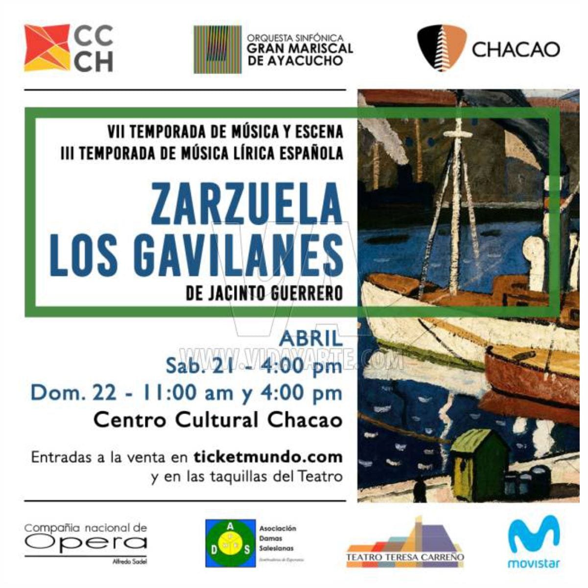 zazruela los gavilanes tenor juan luis dominguez gaspar colon betzabeth talavera
